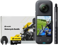 Insta360 X3 Waterproof 360 Action Camera Bikers Kit, Insta360 X3 Motorcycle Kit