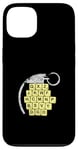 Coque pour iPhone 13 Jeu de blocs de lettres amusant Choisissez soigneusement vos mots