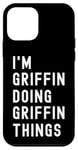 Coque pour iPhone 12 mini Je Suis Griffin Qui Fait Des Choses à Griffin