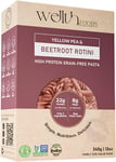 WELLTH Beetroot High Protein Pasta Gluten Free 340 grams | 100% Natural Beetroot