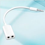 Fashion New Earbuds 1 Male To 2 Female Audio 3.5mm Earphone Cable Splitter