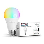V-TAC Ampoule LED 9 W E27 A65 Compatible avec Amazon Alexa et Google Home 3000 K