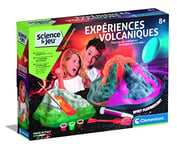 Clementoni - Kit Scientifique 8 Ans + - Expériences volcaniques : Réalise Une Maquette d'un Volcan et créer Une éruption - Science et Jeu Enfant