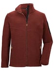 killtec Homme Veste polaire tricotée à col montant KOW 28 MN KNTFLC JCKT, burned red, 4XL, 38631-000