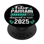 Futur Parrain 2025 Humour Annonce Naissance Grossesse Cadeau PopSockets PopGrip Adhésif