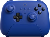 8bitdo Ultimate Manette Bluetooth Avec Station De Charge,Manette Pro Avec Joystick À Effet Hall Pour Switch/Steam Deck/Windows,Motion Control,Dual Shock,Turbo (Bleu)