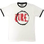 The Cure Unisex Ringer T-Shirt: Circle Logo (X-Large)