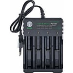 Memkey - Chargeur de batterie universel Smart pour 18650 18500 18350 17670 17500 16340 14500 10440 20700 21700 22650 26650 3,7 v Li-Ion ni-mh - Pile