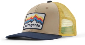 Patagonia Trucker Hat Kidsridge rise stripe: oar tan