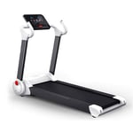 Tapis Roulant 2.0HP Installation Gratuite Pliable avec écran Tactile Support de Tablette Bluetooth Intelligent Absorption des Chocs Marche silencieuse Machine de Jogging Bureau de Gym à Domicile