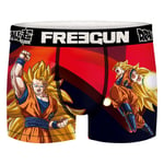 Boxer classique coupe fermée Junior Garçon Freegun rouge Dragon Ball Z