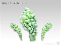 Tabletop-Art: Clouds of smoke - Set 3