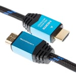 Cable HDMI 2.1 8K 4K 120Hz 48GB/Sec, HDR, 3D 3 mètres souple TechExpert