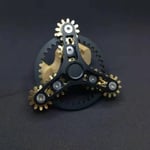 Ny dubbel Ferris Gear Fidget Spinner Nio tand länksystem Hand Spinner EDC Gear Länk Finger Gyroskop Leksak för barn Vuxna