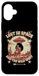 iPhone 16 Plus LOST IN SPACE AND WILD WEST sci-fi Alien abduction space Case