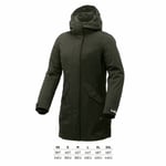 Veste Parka Femme 2in1 Verte Airborne Taille XL Certifiée Vélo CE Tucano urbano