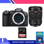 Canon EOS R6 Mark II + RF 24-105mm f/4 L IS USM + 1 SanDisk 128GB Extreme PRO UHS-II SDXC 300 MB/s + Ebook ""Devenez Un Super Photographe"" - Appareil Photo Canon