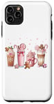 iPhone 11 Pro Max Ginger Man Cookies Christmas Coffee Latte Pink Xmas Season Case