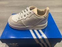 EG0408 adidas Originals Supercourt EL Infant Trainers Size 6K