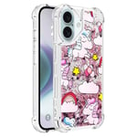 Trolsk Liquid Glitter Case - Unicorn (iPhone 16)