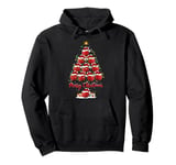 Apple Fruit Xmas Lighting Santa Apple Christmas Tree Pullover Hoodie