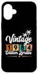 Coque pour iPhone 16 Plus Vintage 1984 Anniversaire 41 ans Homme Femme Année 80