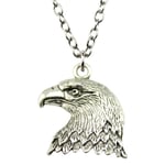 Halsband  Örn Eagle Silver Kedja Fågel Silver