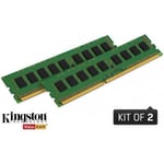 Kingston ValueRAM 16 GB KIT (2 x 8 GB) 1600 MHz NON-ECC DDR3, CL11-minnesmodulpaket