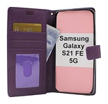 New Standcase Wallet Samsung Galaxy S21 FE 5G (SM-G990B) (Lila)