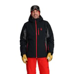 Spyder Vertex Jacket Veste de Ski Homme, Noir, s