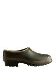 Hunter Gardener Clogs, Dark Olive/Clay