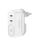 Budi Wall charger with light 326DE 2xUSB-C 40W (white)