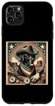 Coque pour iPhone 11 Pro Max Chemise noire pour chien shérif labrador retriever maman Wild West