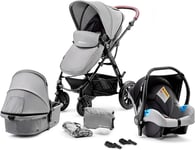 3 in 1 Set MOOV Travel System Baby Pushchair with Infant Car Seat Accessories 0+