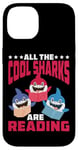 iPhone 14 All The Cool Sharks Are Reading Kindergarten - Case