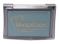 Tsukineko VersaColor Ink Stamping-Green, Laurel Leaf-Large-Water-Based, Opaque, Archival, Waterproof-Embossing, pad Size: 7,6 x 4,7 cm