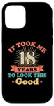 Coque pour iPhone 12/12 Pro Live Legend 18th years Vintage Birthday Party Celebration