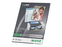 Leitz - Glättat, Crystalclear - A3 (297 X 420 Mm) Lamineringsfickor