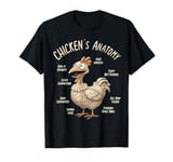 Funny And Crazy Chicken Lover's Design T-Shirt