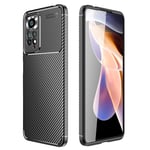 Xiaomi Redmi Note 11 Pro Skal Kolfibertextur Svart