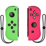 Manettes Joy-Con Controllers (L/R) Vert / Rose pour Console Nintendo switch