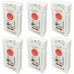 6x Refrigerator Dehumidifier Dryer Box against Odors Moisture & Mold