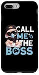 Coque pour iPhone 7 Plus/8 Plus Baby Boss « Call Me The Boss » Like A Boss Kids