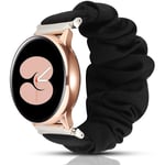 Elastisk nylon för Samsung Galaxy Watch 4 40mm 44mm band Scrunchies armband för Samsung Galaxy Watch4 Classic 42/46mm Black galaxy watch6