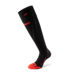 Lenz Lenz Heat Sock 6.1 Toe Cap Compression - Black - Unisex - 45-47- Naturkompaniet