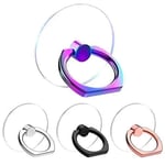 Support de bague transparent pour téléphone portable,support de rotation résistant à 360 °,poignée transparente,compatible avec iMorning ou étui de téléphone - Type 4 color 9