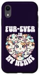 Coque pour iPhone XR Fur-ever in My Heart Kawaii Cochon d'Inde Cœur