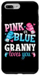 iPhone 7 Plus/8 Plus Pink Or Blue Granny Loves You Boxing Gender Reveal Party Case