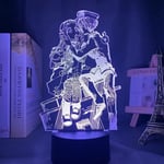 3D LED Akryl 3D Lampa Anime Toilet Bound Hanako Kun Ljus för Sovrumsdekoration Färgglad Nattlampa Bordlampa Hanako Kun Present, 16 Färger