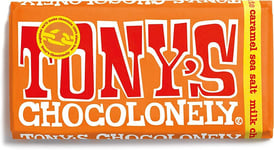 Tony's Chocolonely - Chocolate Bar Milk Caramel and Sea Salt - 1 x 180 Gram - M